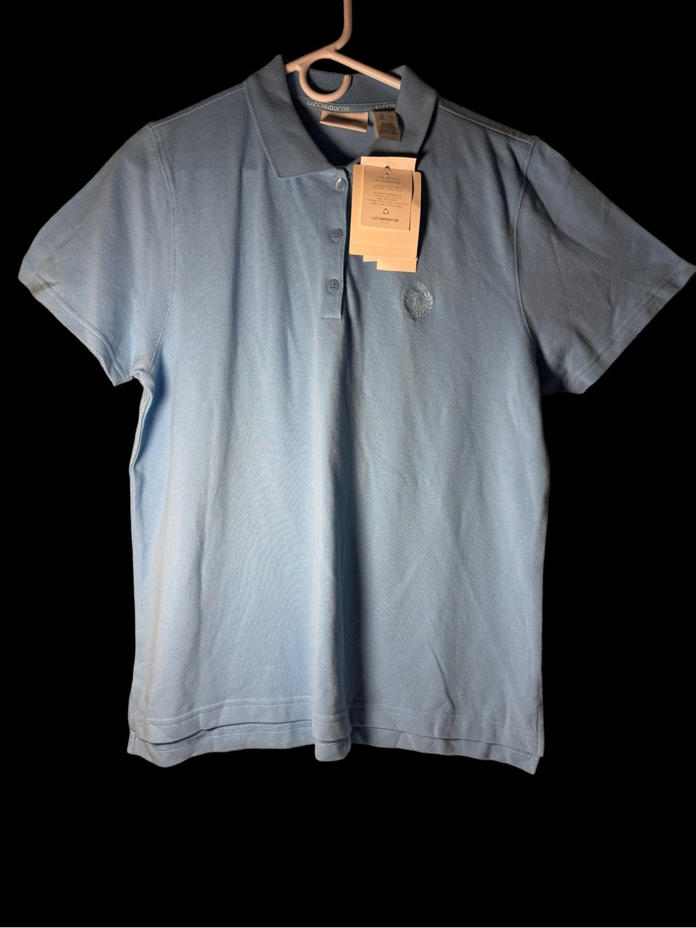 Liz Claiborne Women's Sky Blue Polo Shirt